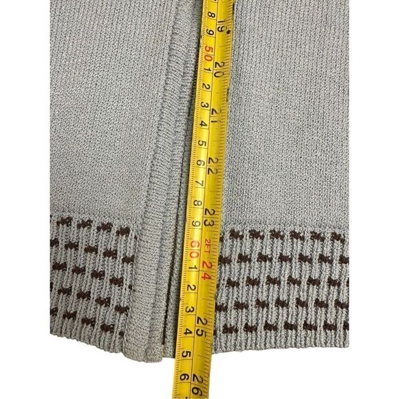 St. John Sport By Marie Gray Blue Knit Full Zip Women's Blazer Jacket Size  S - Picture 11 of 13